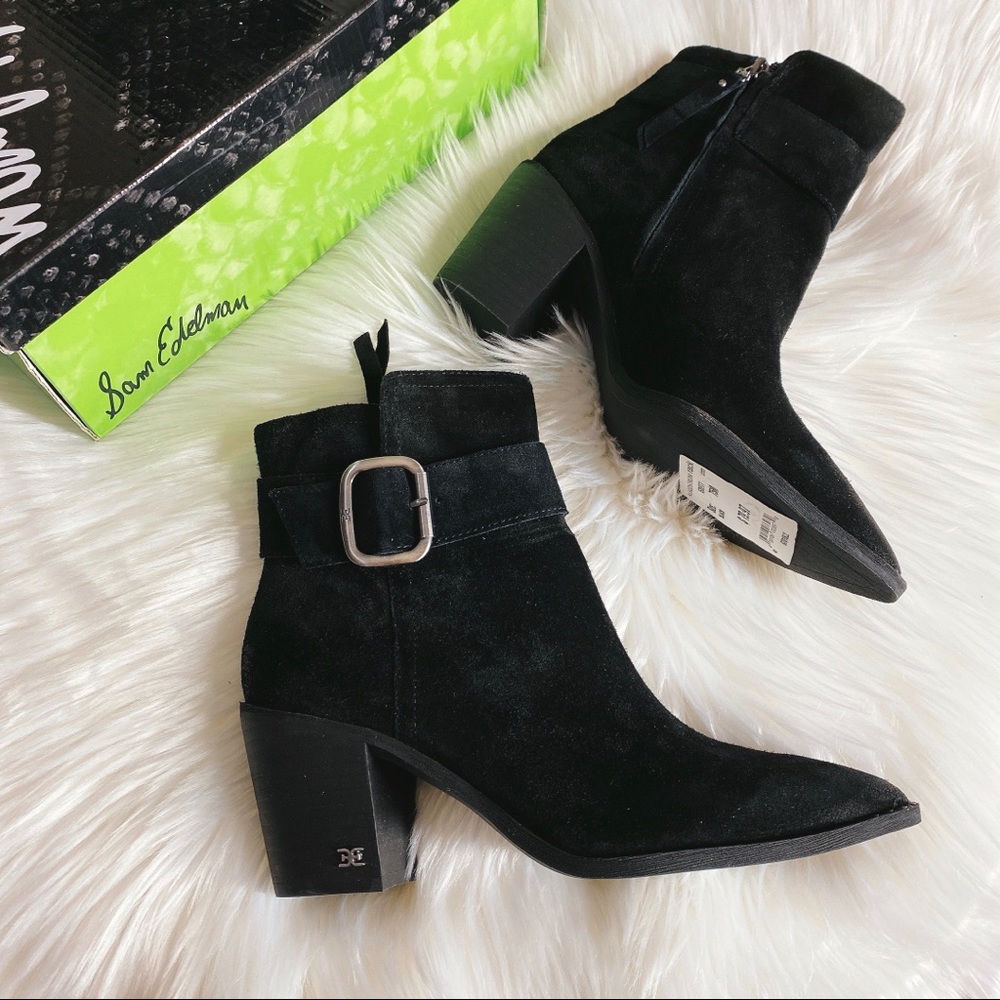 Sam Edelman Leonia Pointed Toe Bootie - Picture 6 of 11